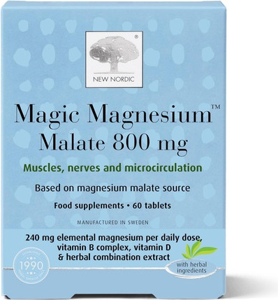 Mineral New Nordic Magic Magnesium Malate 800mg