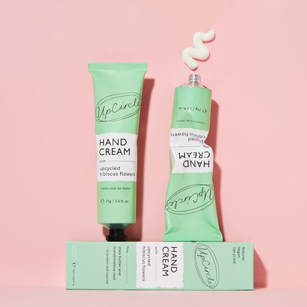 Handcreme von Upcircle mit Hibiskusblüten und Sheabutter