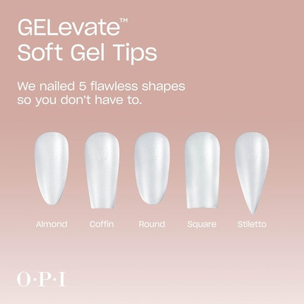 Soft Gel Nail Tips Set OPI Gelevate