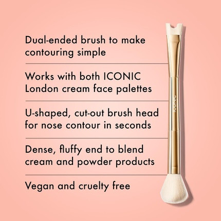 Brush Sets Iconic London Iconic London Precision Duo Contour Brush