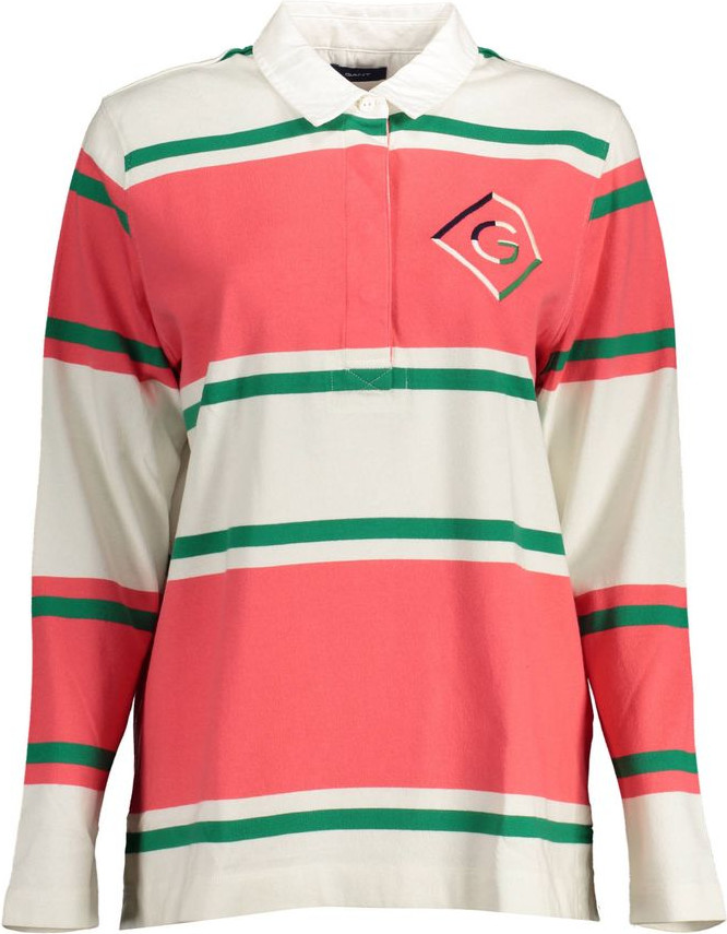 Poloshirt Gant Pink Organic Cotton