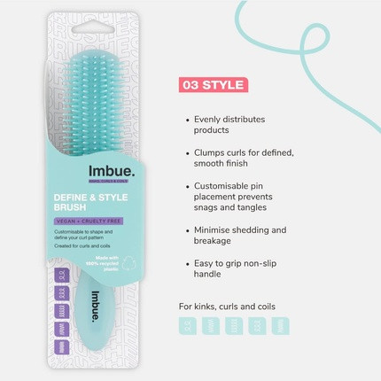Styling Brush Imbue Defining Brush Blow-Drying Detangling