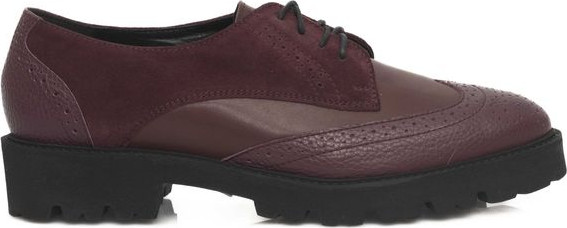 CERRUTI 1881 Burgundy Cowhide Women Loafer