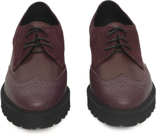 CERRUTI 1881 Burgundy Cowhide Women Loafer