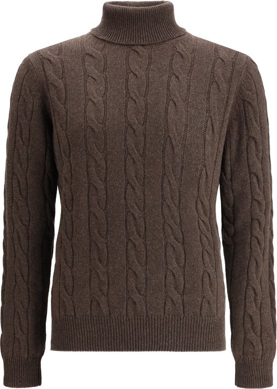 Jigarrang Kashmer Kiyimli Aragona Cashmere