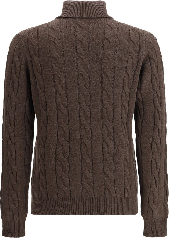 Jigarrang Kashmer Kiyimli Aragona Cashmere