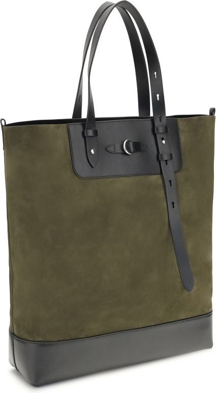 Bicolor Calf Leather Bos Taurus Shoulder Bag by Maison Margiela