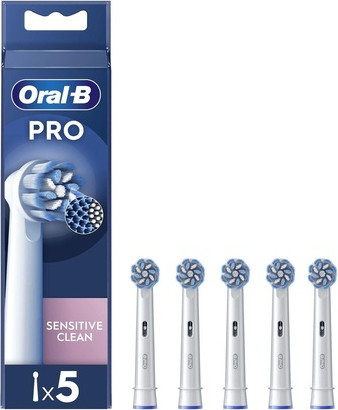 Toothbrush Heads BRAUN Pro Sensitive Clean White Pack of 5