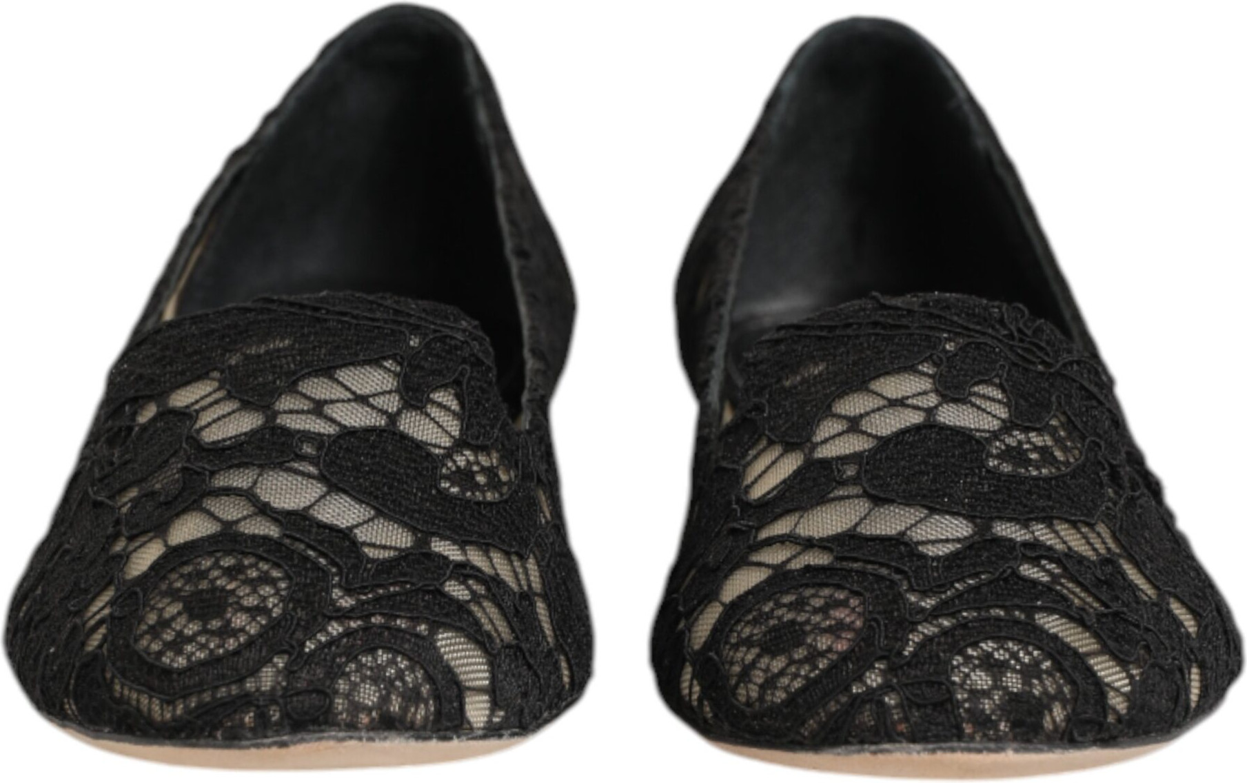 Черные туфли-лодочки Taormina Lace Dolce & Gabbana