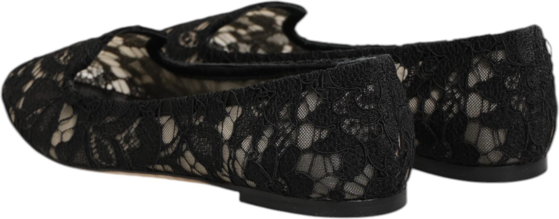 Черные туфли-лодочки Taormina Lace Dolce & Gabbana