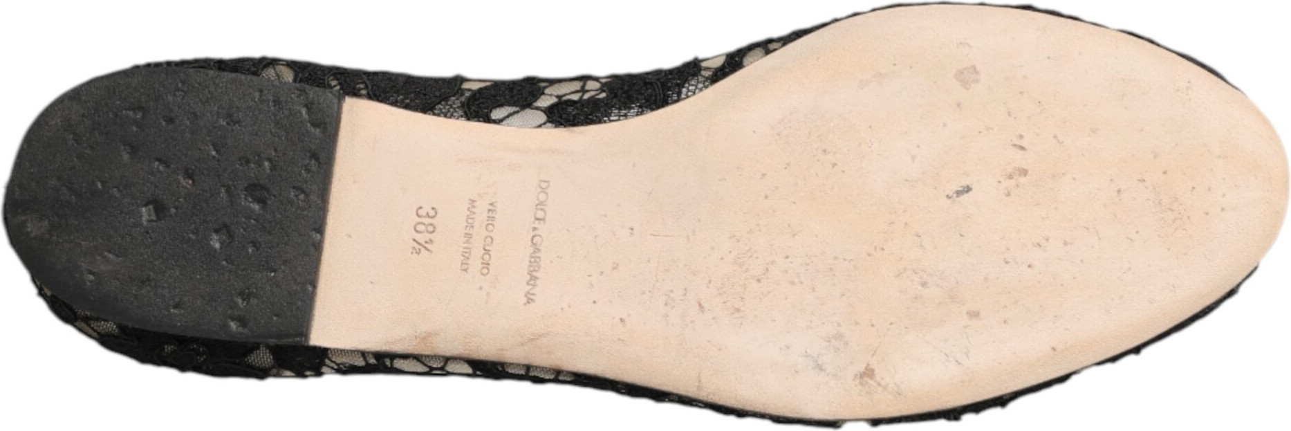 Черные туфли-лодочки Taormina Lace Dolce & Gabbana