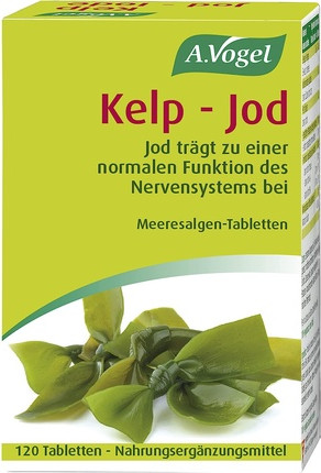 Tablets A.Vogel Natural Iodine from Brown Algae