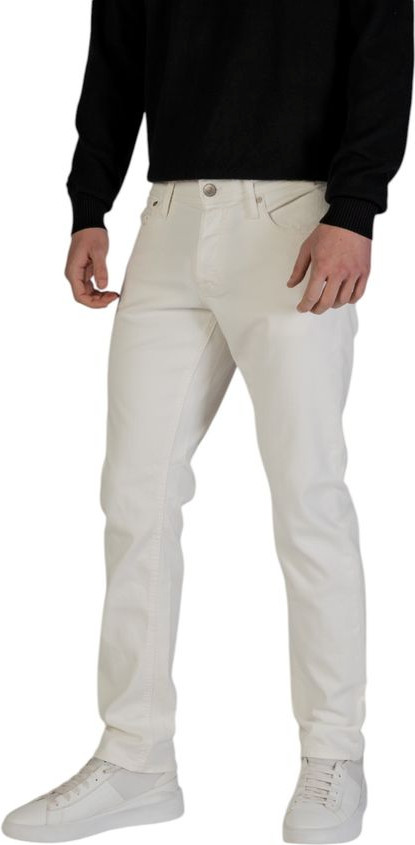 White Cotton Skinny Jeans