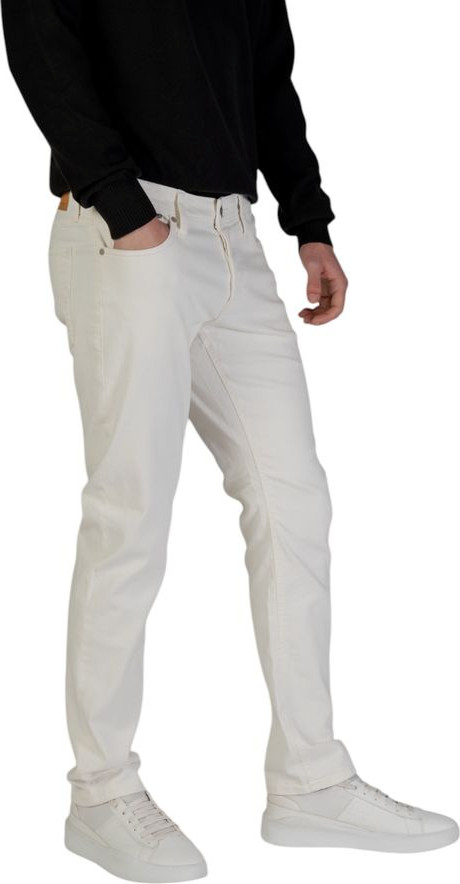 White Cotton Skinny Jeans