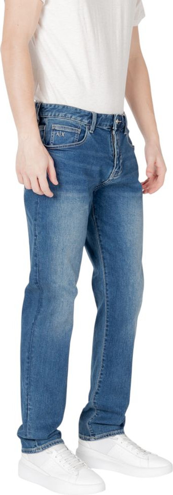 Синие узкие джинсы Armani Exchange из хлопка