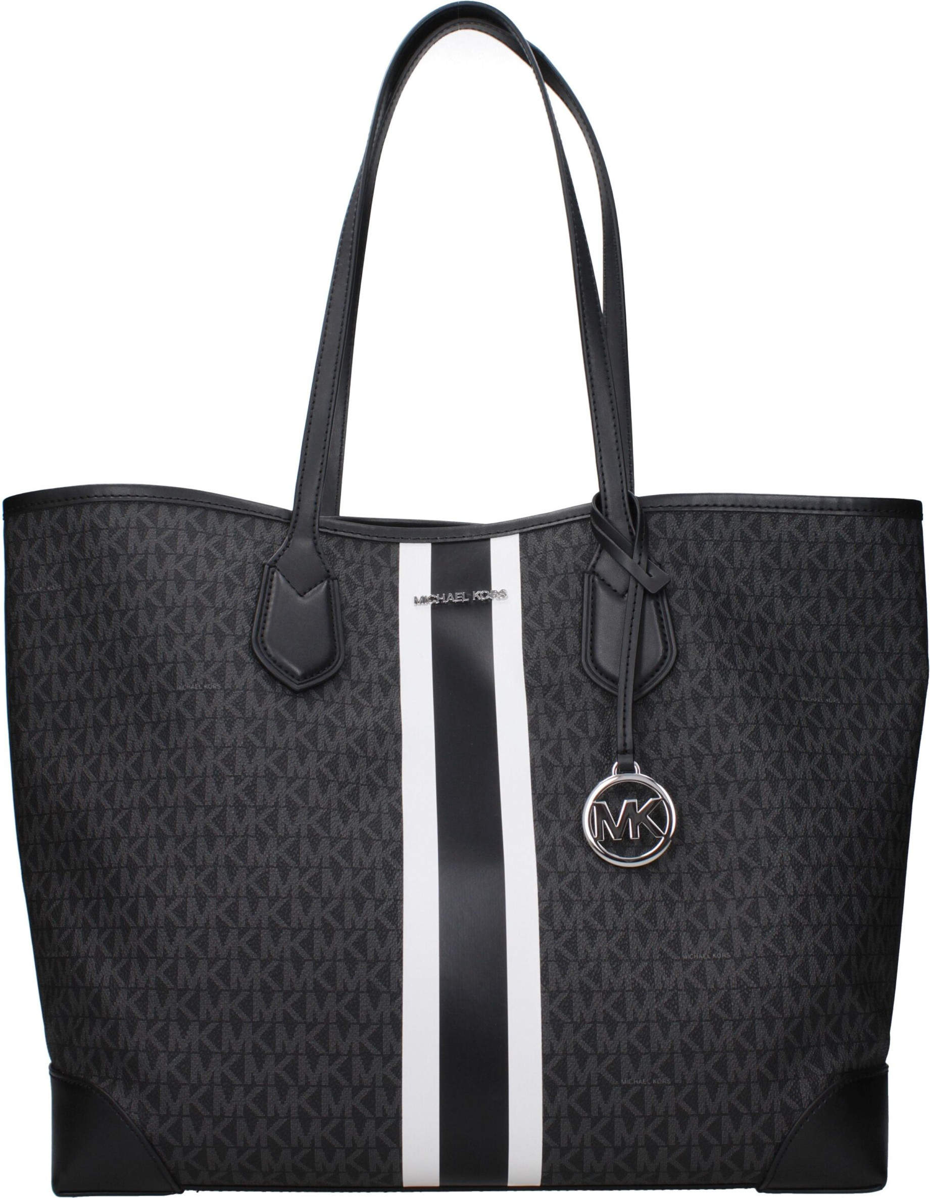 Черная тканевая сумка на плечо Michael Kors