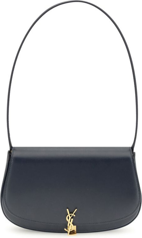 Blue Calf Leather Bos Taurus Shoulder Bag