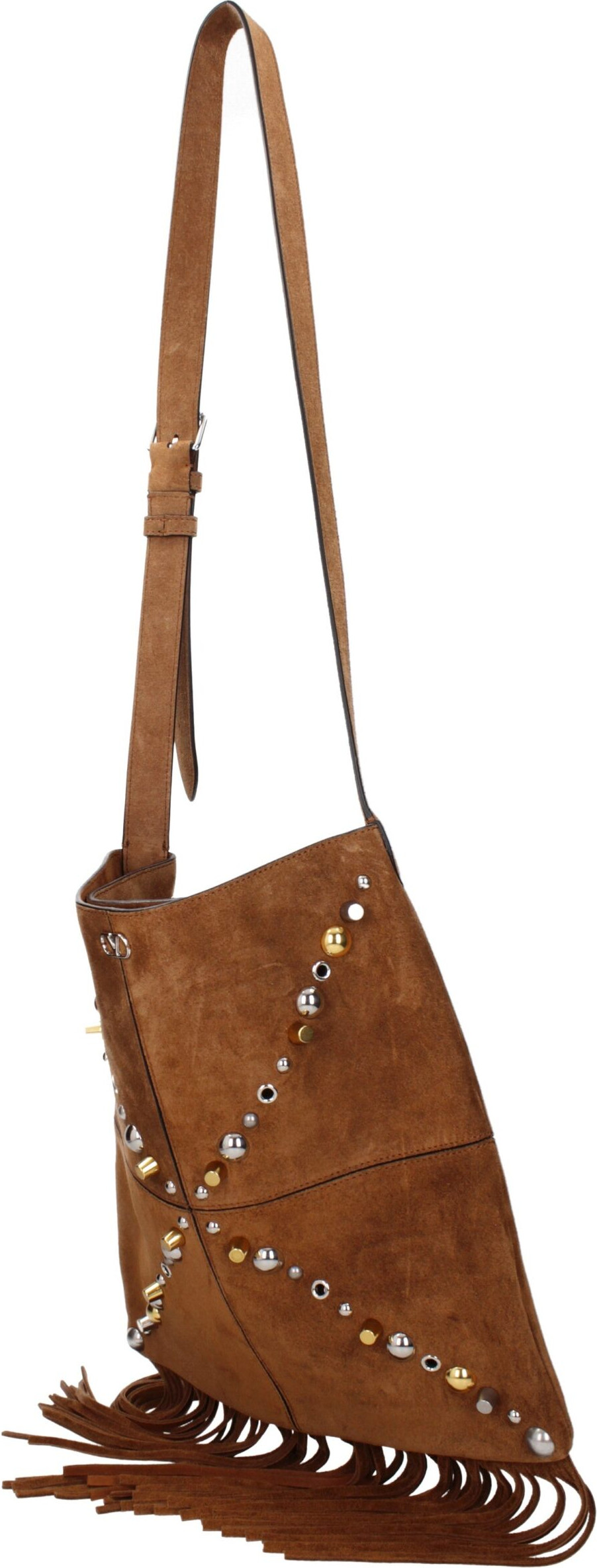 Valentino Garavani Brown Leather Crossbody Bag