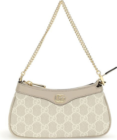 White Calf Leather Bos Taurus Shoulder Bag