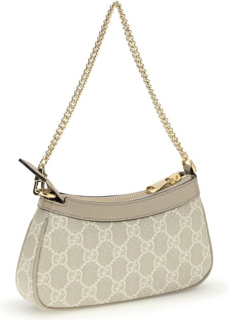 White Calf Leather Bos Taurus Shoulder Bag