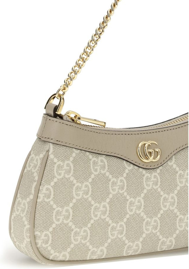 White Calf Leather Bos Taurus Shoulder Bag