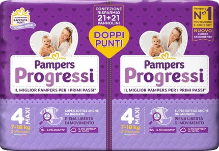 Windeln Pampers Progressi Maxi Größe 4