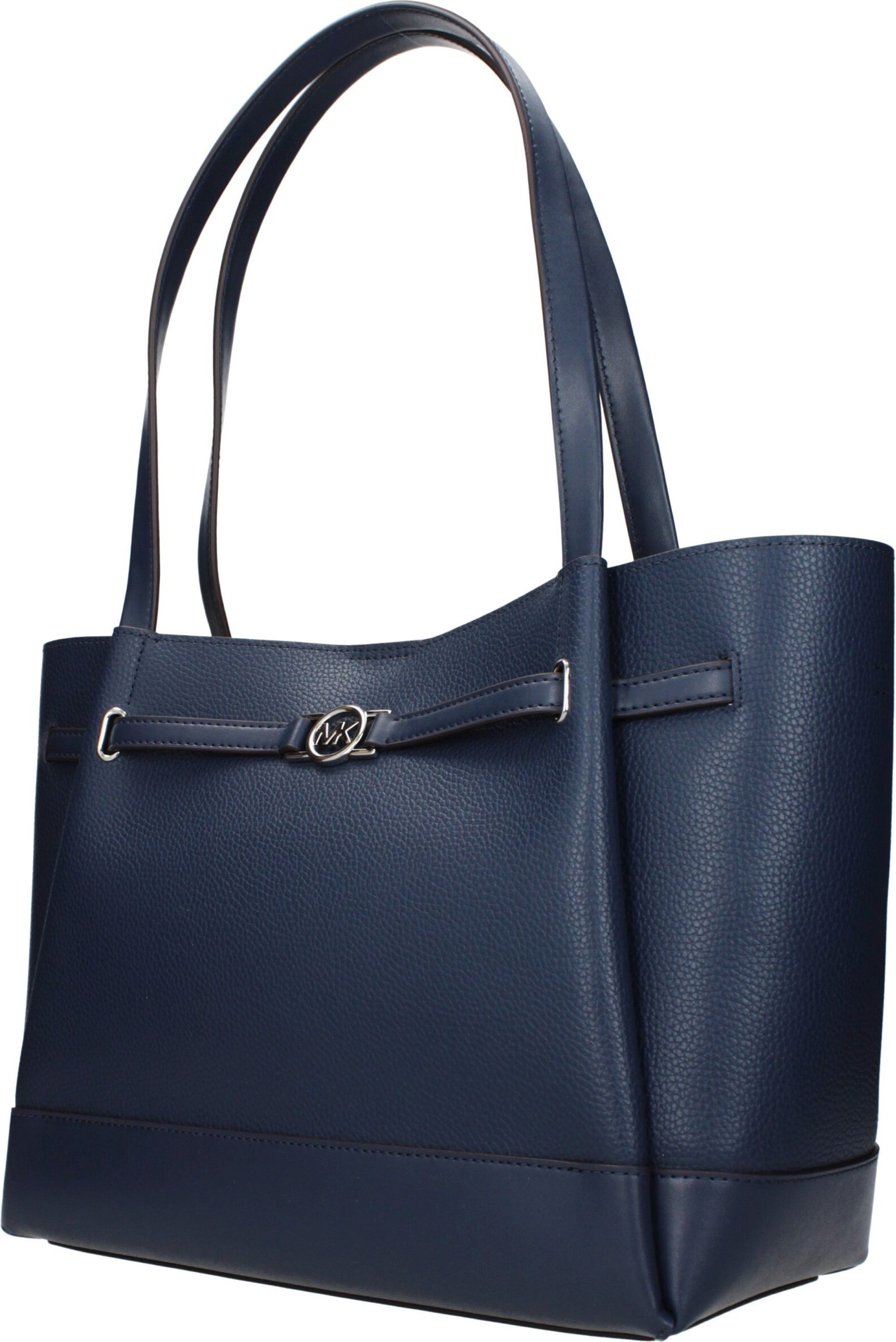 Blue Leather Shoulder Bag Michael Kors