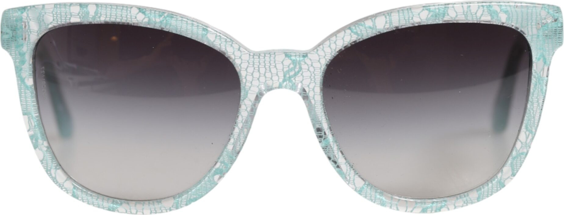 Dolce & Gabbana DG4190 Очки-солнцезащитные прямоугольные с синим кружевом из ацетата