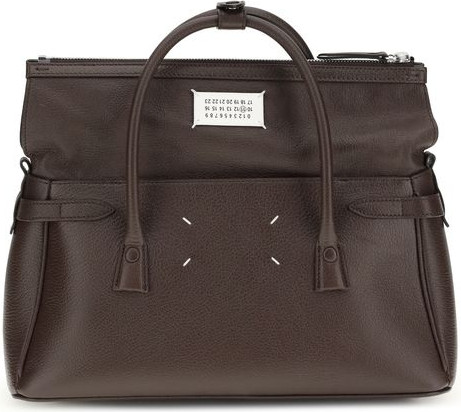 Brown Calf Leather Bos Taurus Handbag