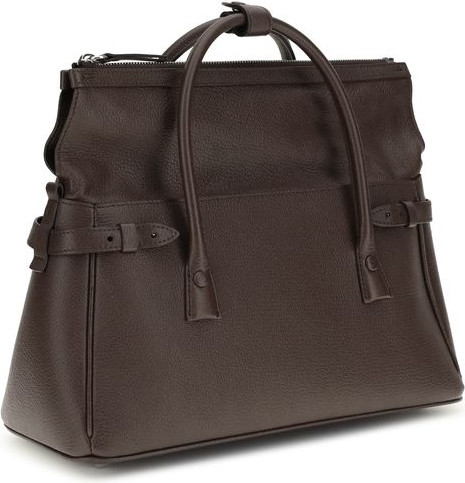 Brown Calf Leather Bos Taurus Handbag