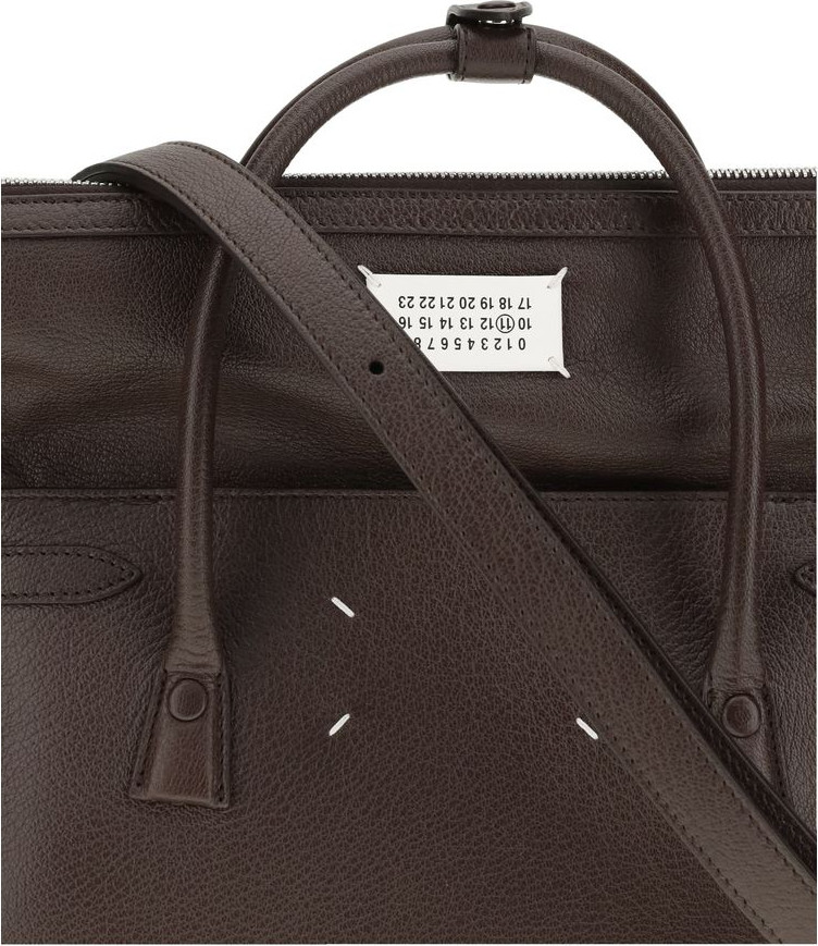 Brown Calf Leather Bos Taurus Handbag