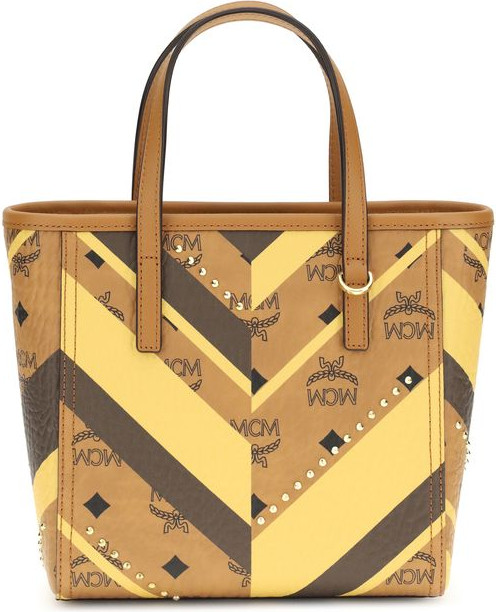 MCM multicolor fabric shoulder bag