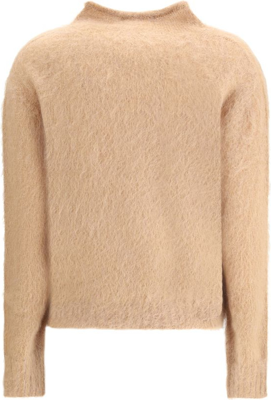 Max Mara Коричневый водолазка из полиамида