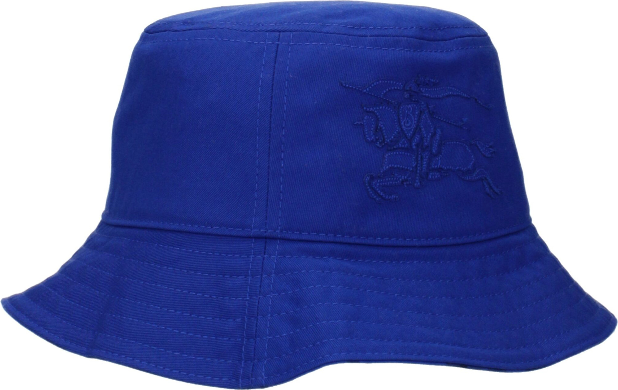 Blue Fabric Bucket Hat Burberry