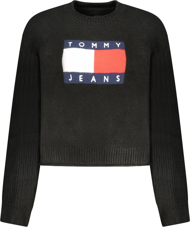 Tommy Hilfiger Черный шерстяной женский свитер