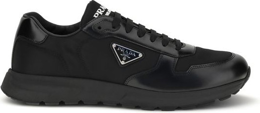 Prada Black Recycled Polyamide Athletic Sneakers