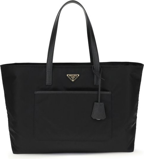 Black Nylon Shoulder Bag Prada