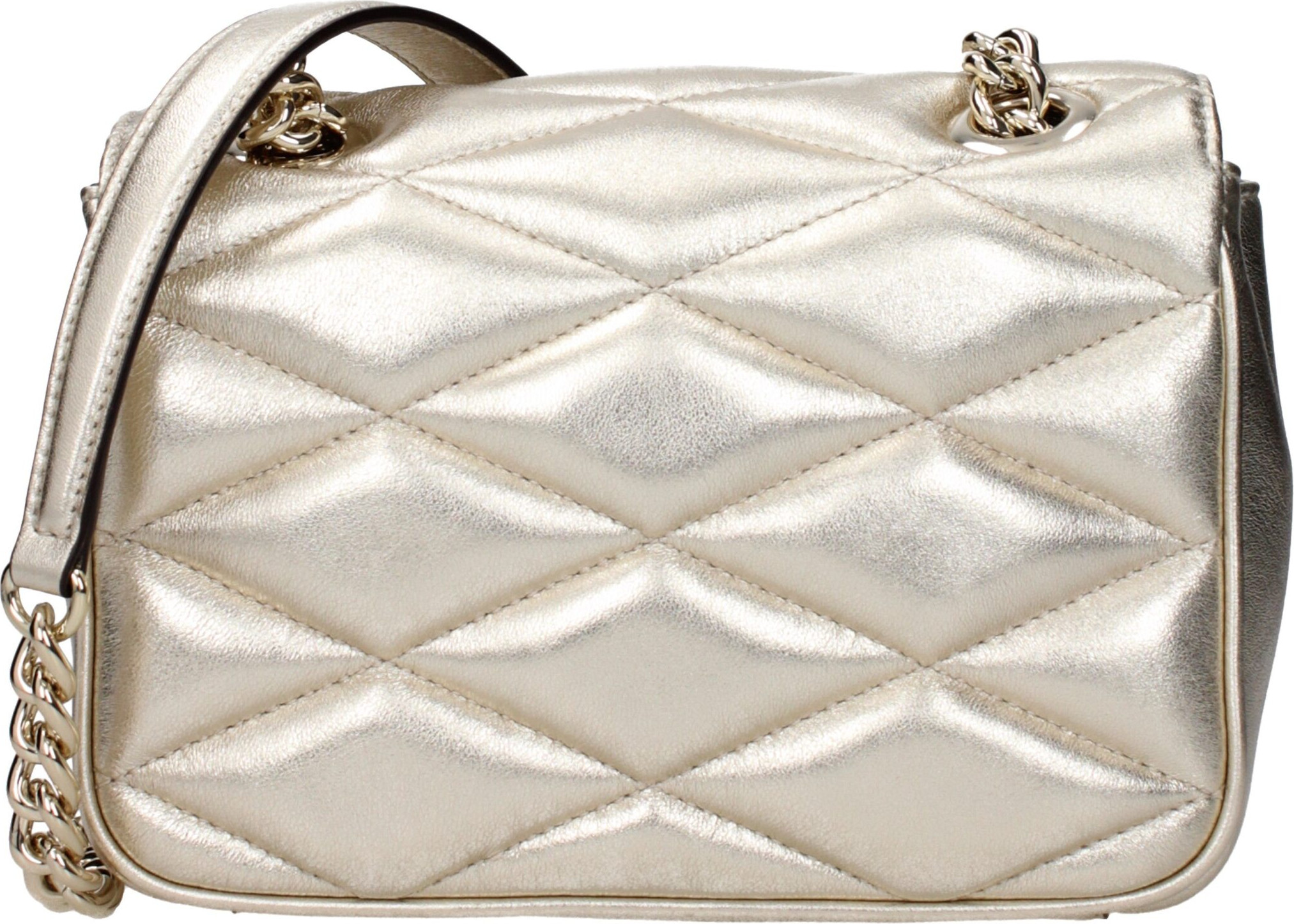 Gold Leather Shoulder Bag Jimmy Choo Eyewear