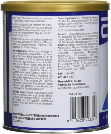 Pulver Ensure