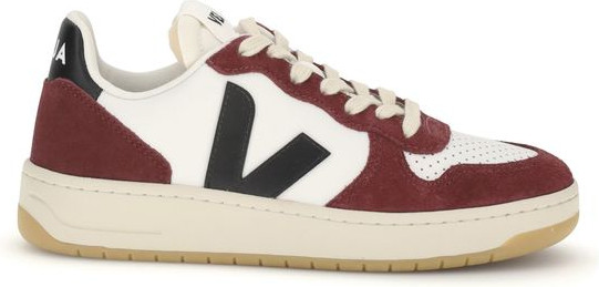 Кроссовки Veja из разноцветной кожи с низким верхом
