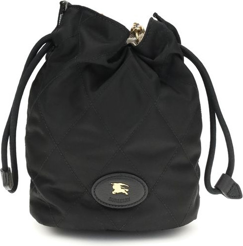 Black Nylon Backet Bag Burberry