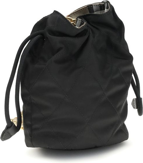 Black Nylon Backet Bag Burberry