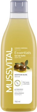 Bath Gel Mussvital Essentials Olive Oil