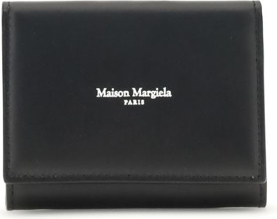 Black Leather Wallet Maison Margiela