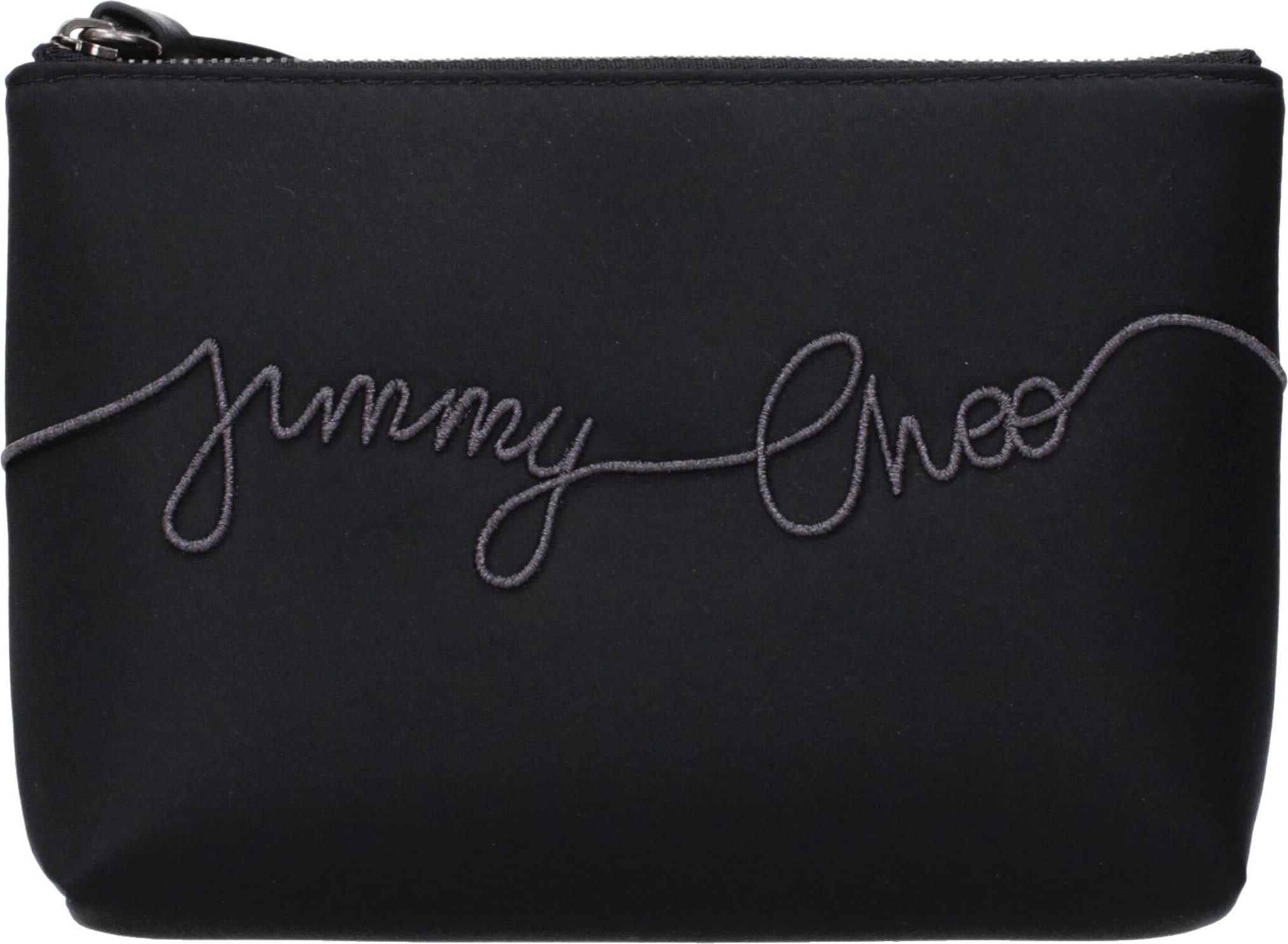 Black Satin Clutch Bag