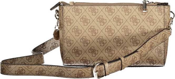 Бежевая полиэтиленовая сумка Guess Shoes