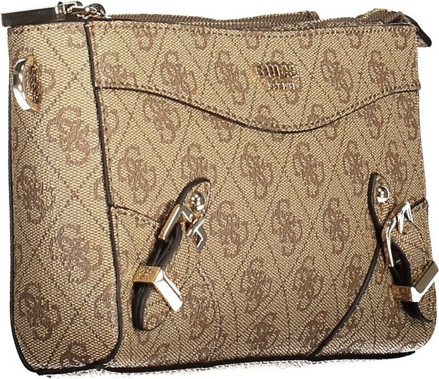 Бежевая полиэтиленовая сумка Guess Shoes