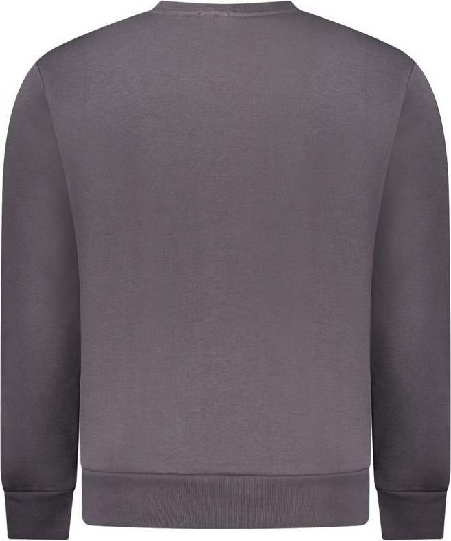 Gray Cotton Men Sweatshirt