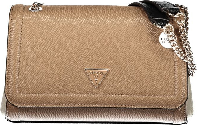 Brown Polyethylene Handbag Guess Shoes