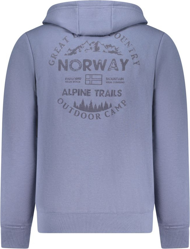 Синяя хлопковая толстовка Geographical Norway